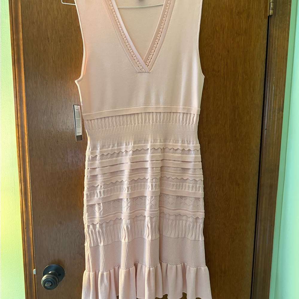 Marciano Blush V-Neck Dress